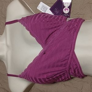 Saki Silver crossover Bralette size Large